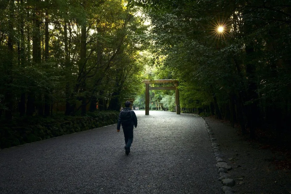 伊勢神宮早朝参拝